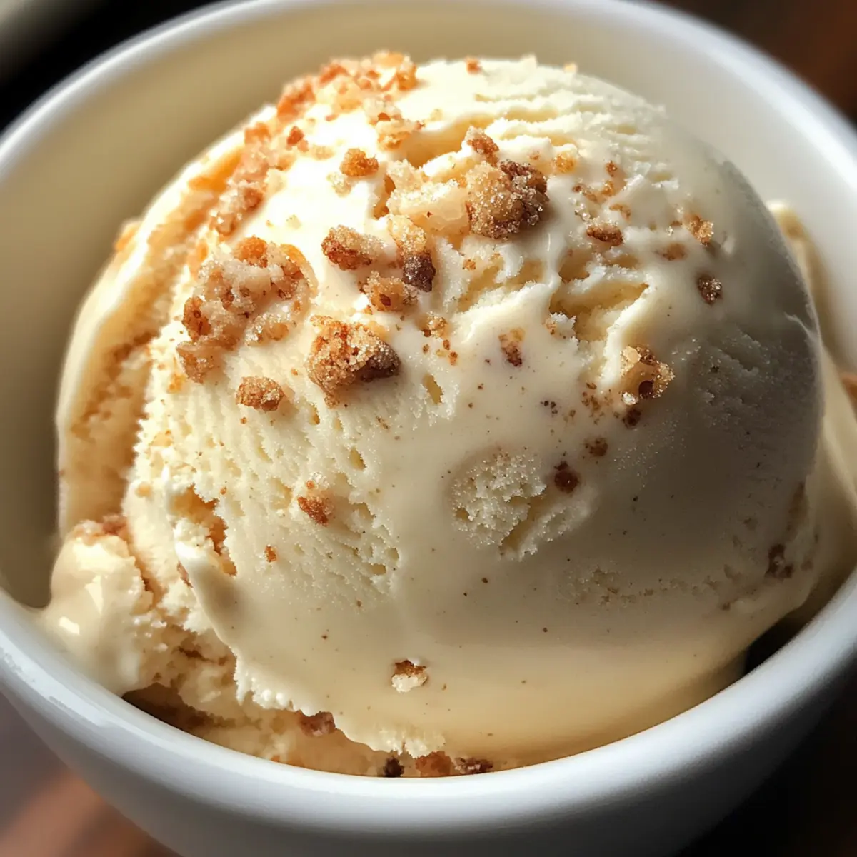 Crème Brûlée Ice Cream That’s Creamy and No-Churn Delight!