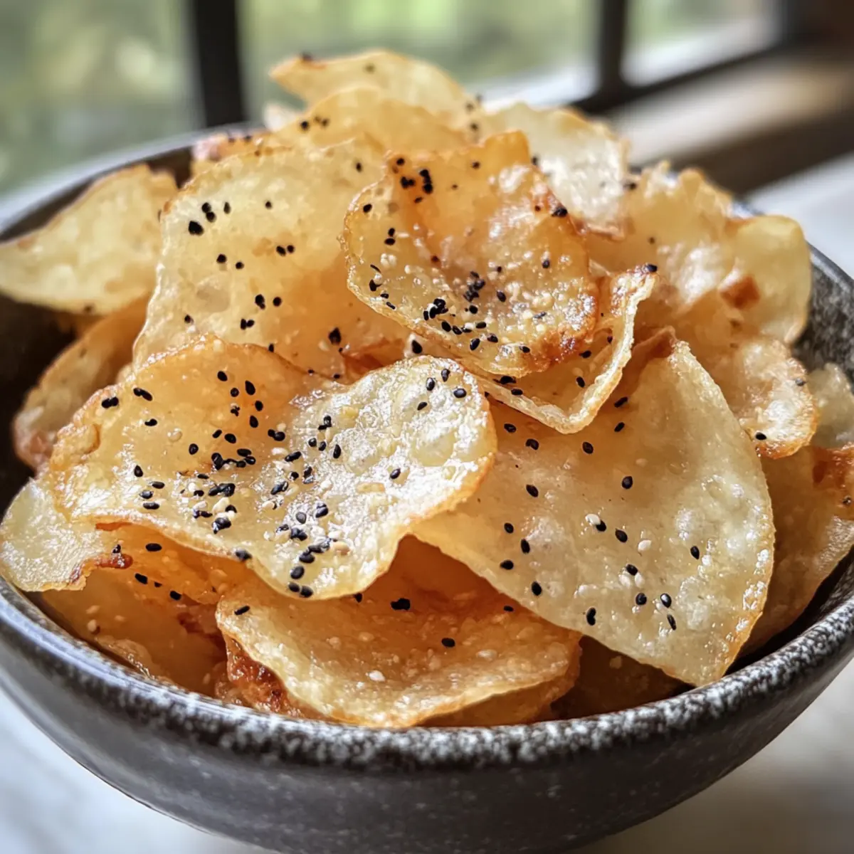 Air Fryer Rice Paper Chips: Crunchy, Guilt-Free Snack Delight