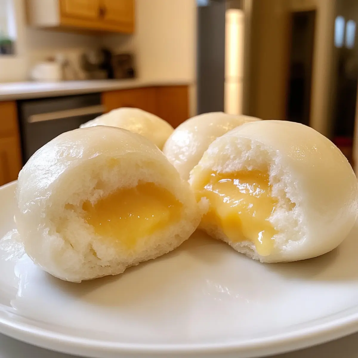 Delightful Dim Sum Steamed Custard Buns for Sweet Moments