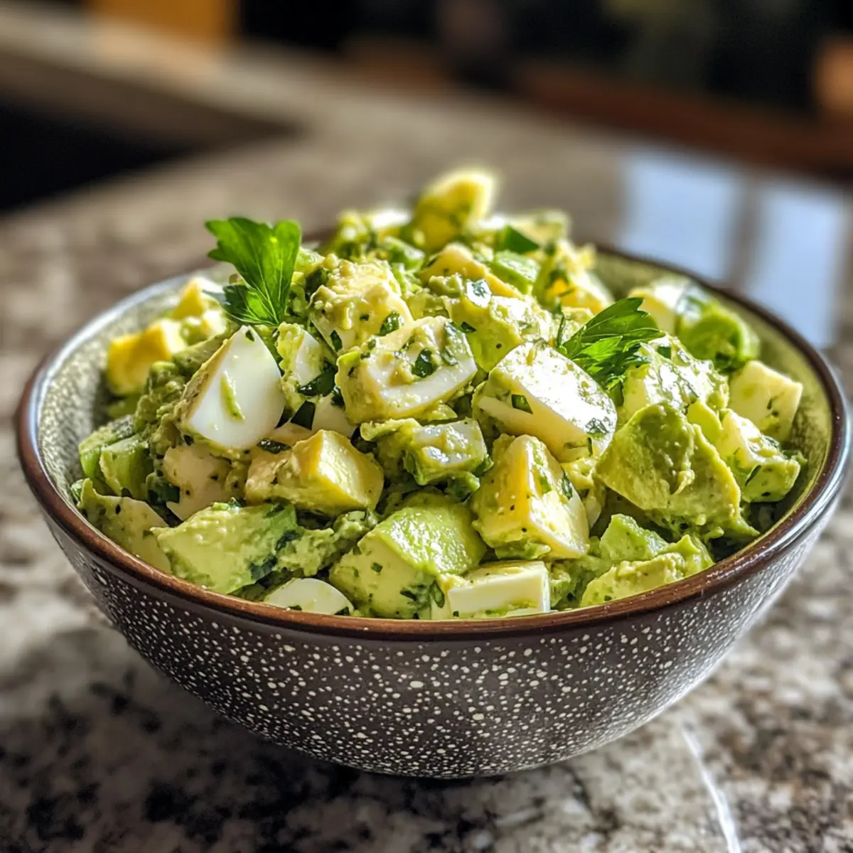 Zesty Avocado Egg Salad: A Creamy Healthy Twist