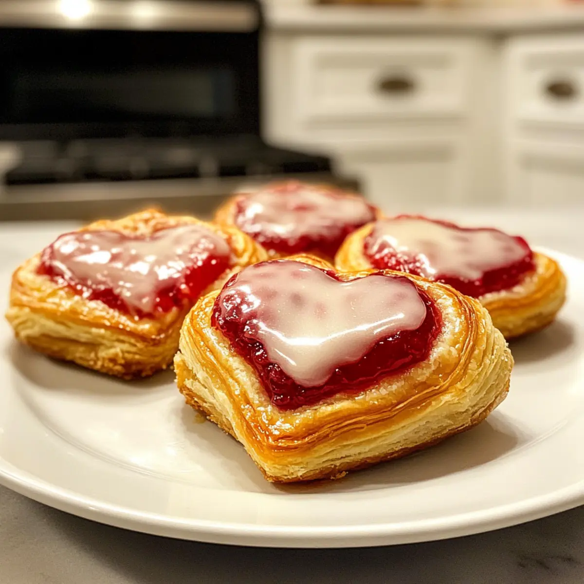 Raspberry Heart Danishes That Will Melt Your Heart