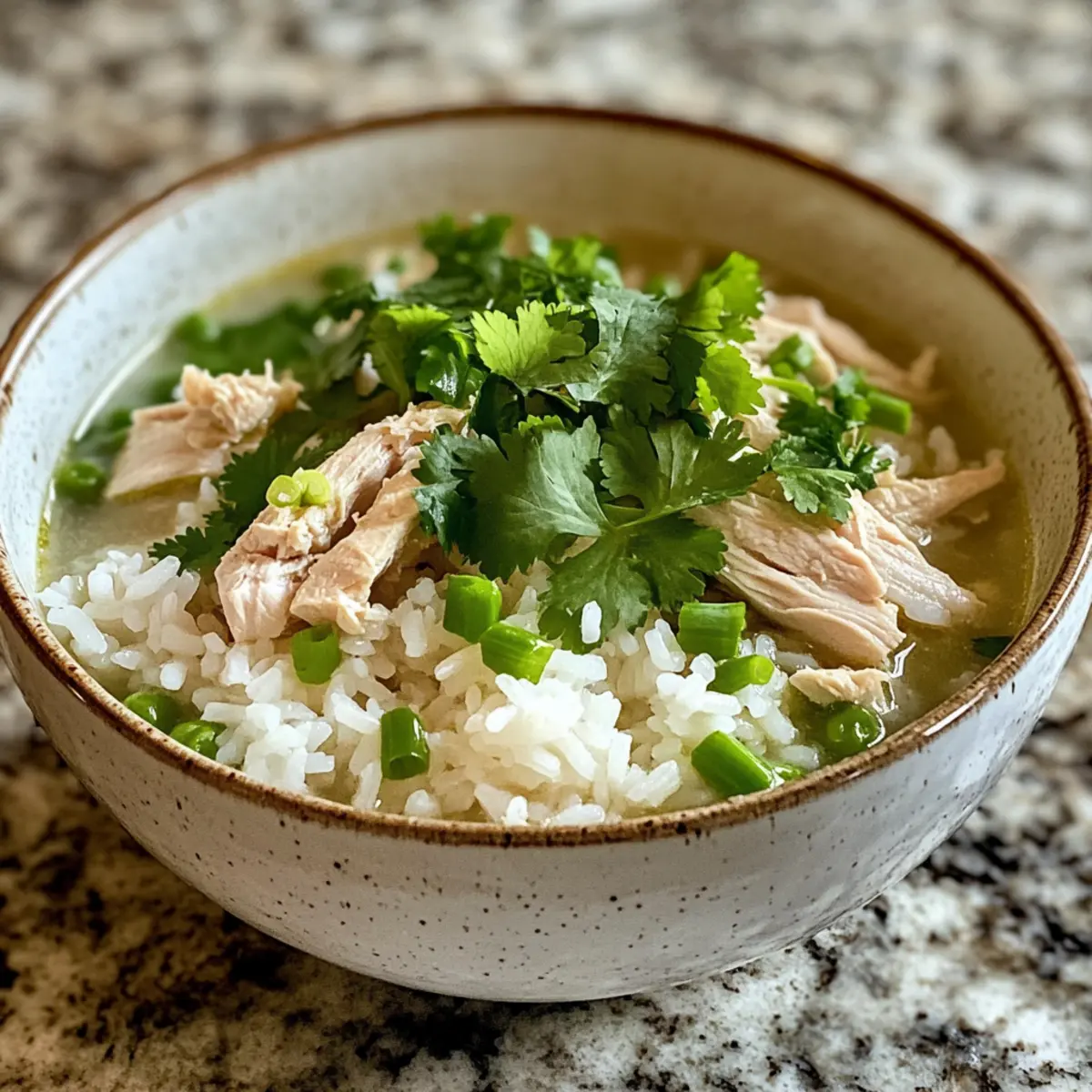 Coconut Chicken Brothy Rice: Comfort in Every Spoonful