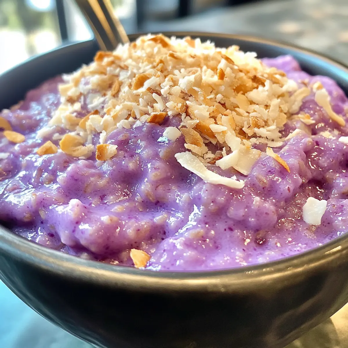 Creamy Ube Champorado: A Sweet Bowl of Nostalgia