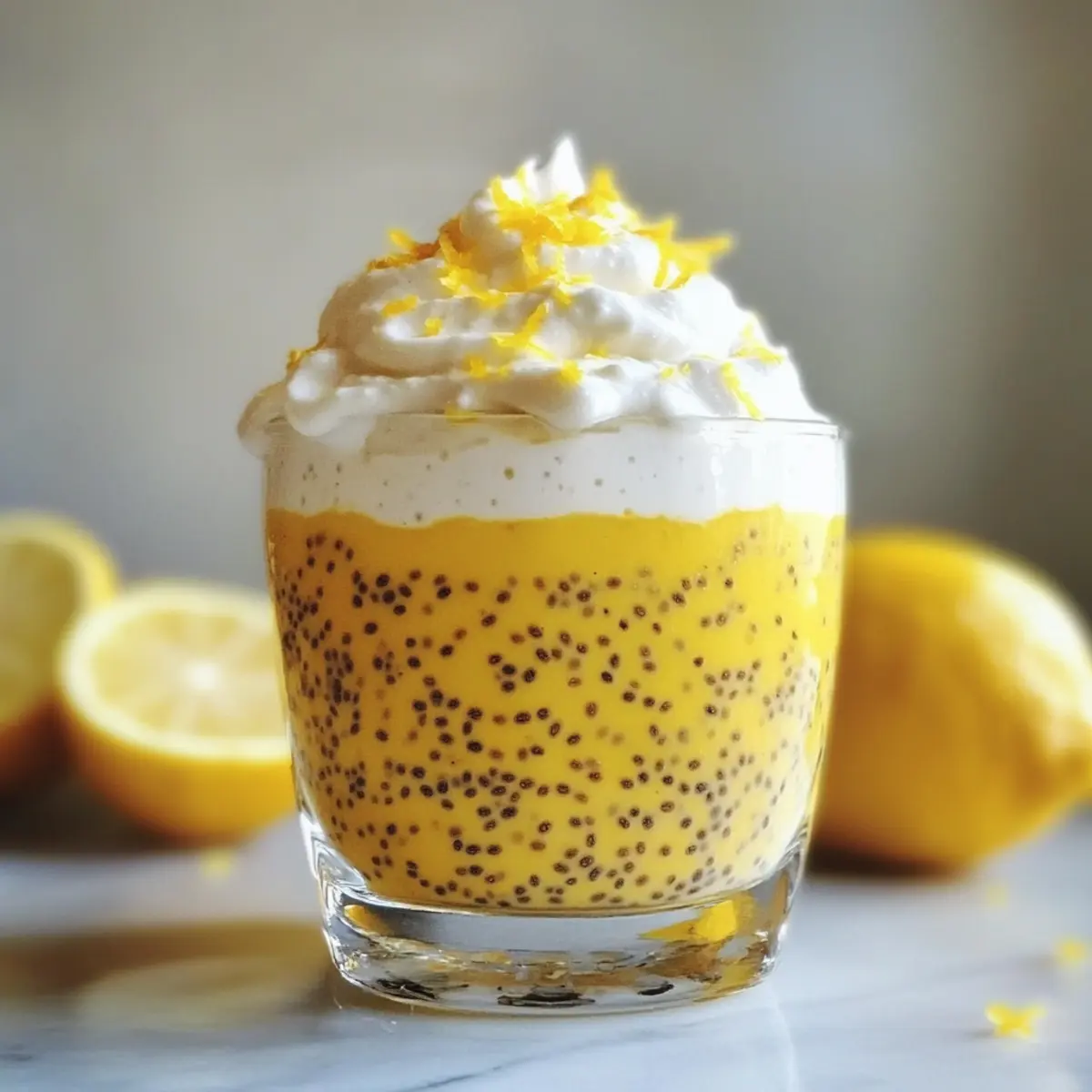 Creamy Lemon Curd Chia Pudding for a Zesty Vegan Delight