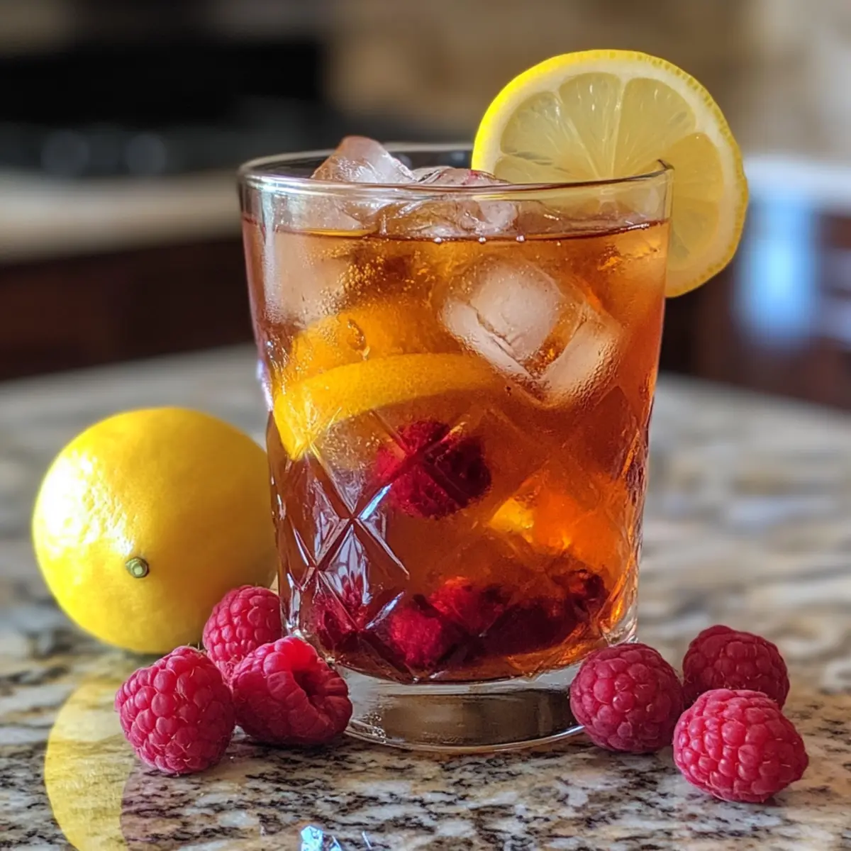 Earl Grey Raspberry Iced Tea for a Refreshing Twist