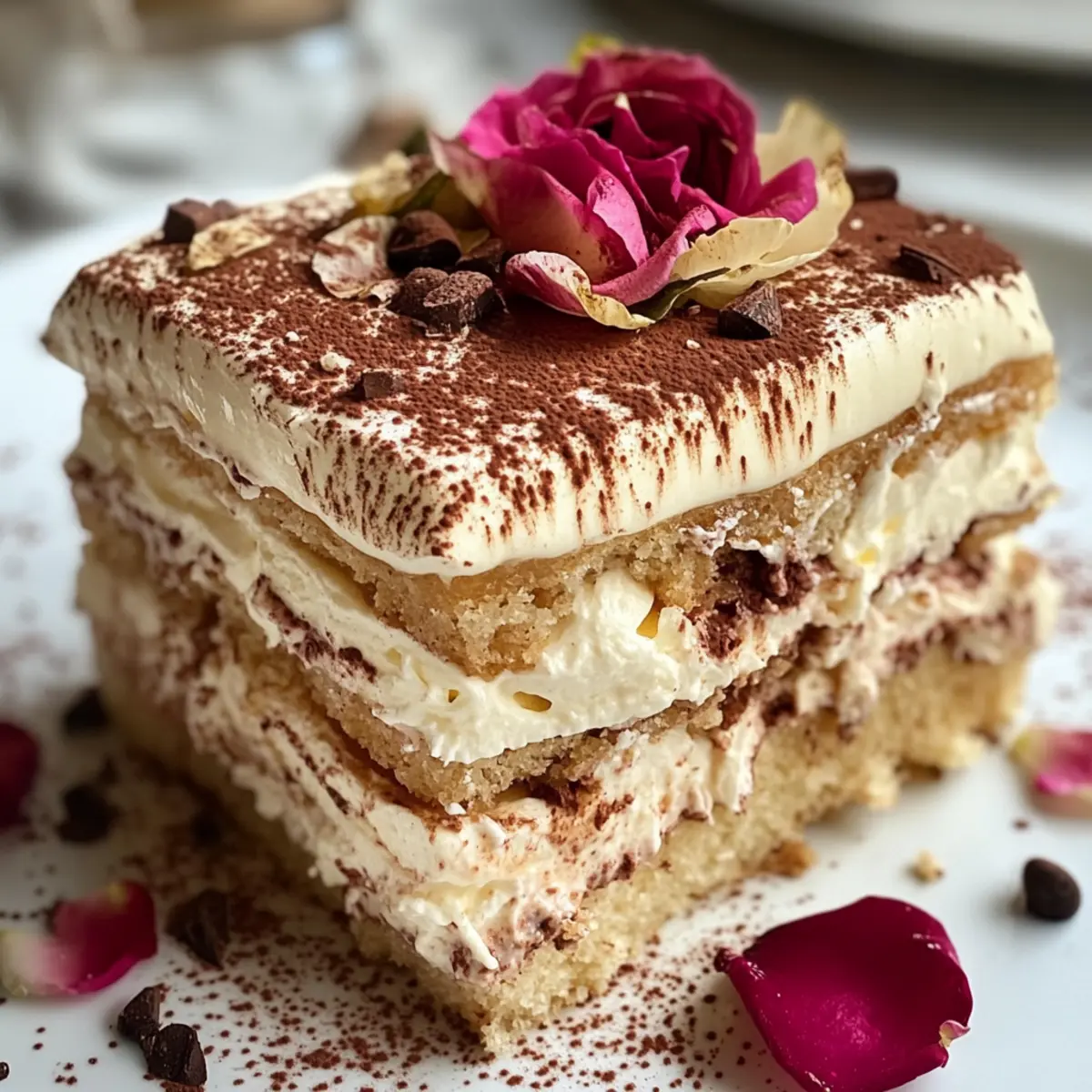 Elegant Rose Tiramisu Recipe for a Delightfully Floral Treat
