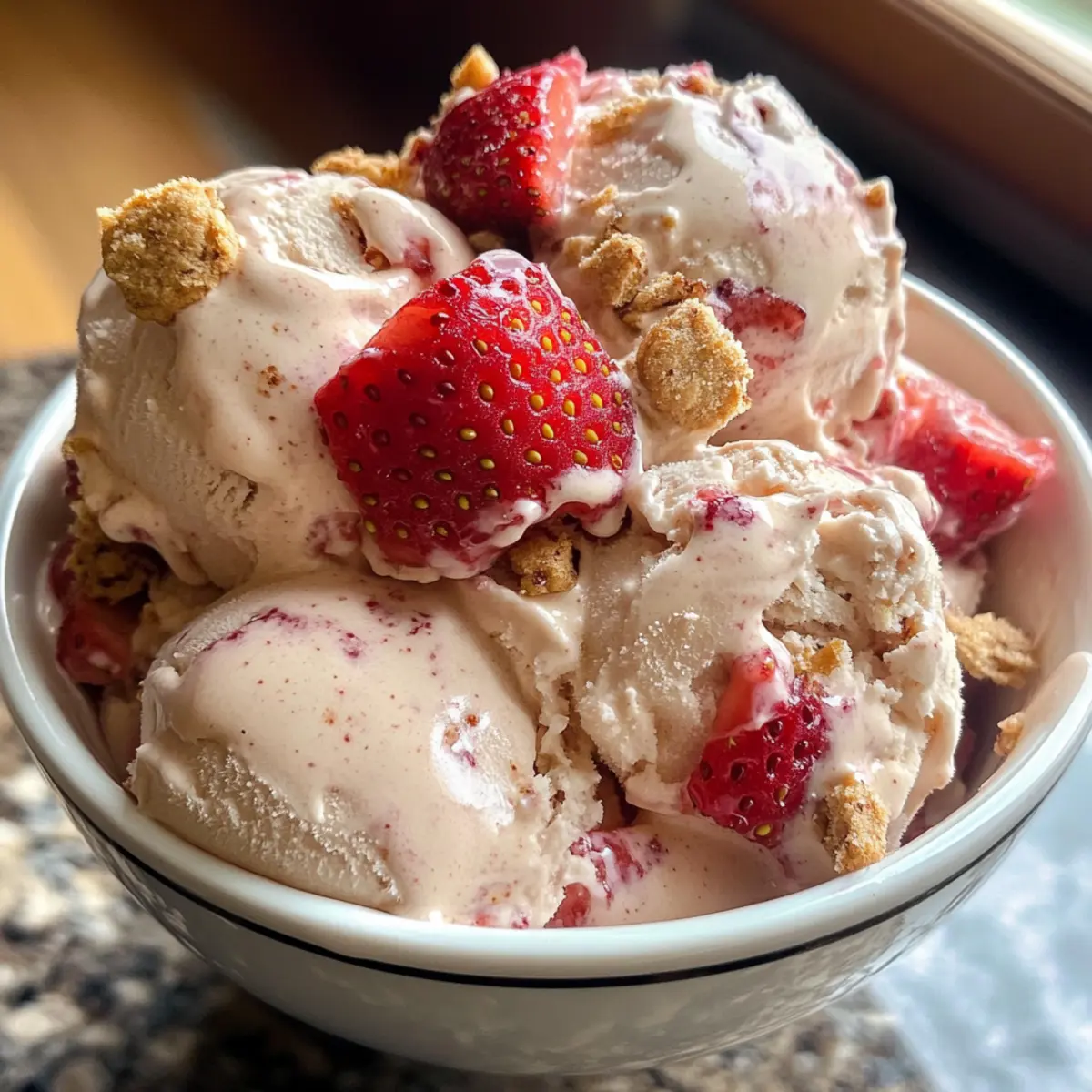 Indulgent Strawberry Cheesecake Ice Cream to Savor This Summer