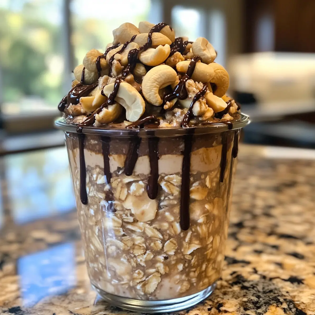 Indulgent Snickers Overnight Oats for a Sweet Morning Boost