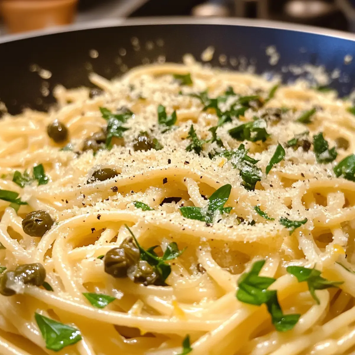 Delicious Lemon Caper Pasta in Just 15 Minutes flat