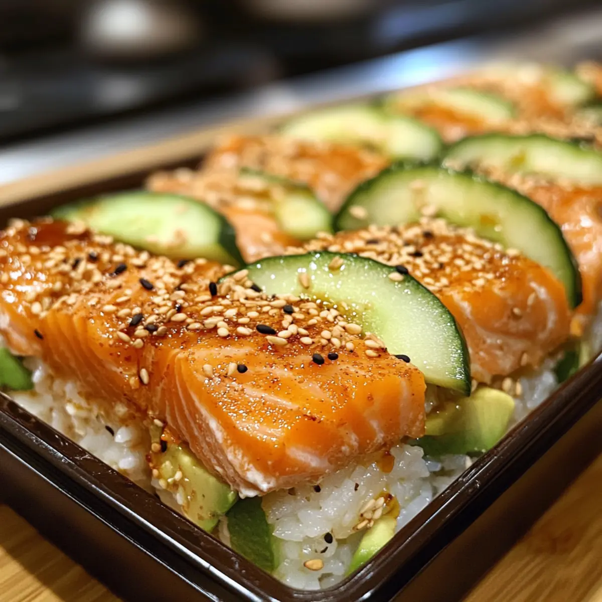 Irresistible Spicy Salmon Sushi Bake for Quick Dinners