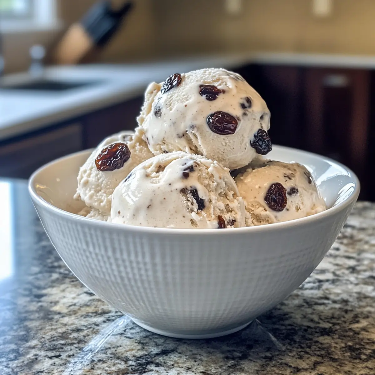 Creamy Rum Raisin Ice Cream: No-Churn Bliss at Home