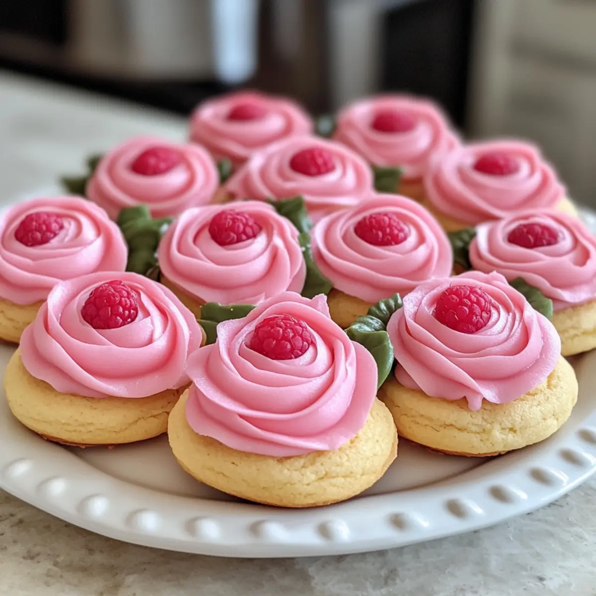 Raspberry Rose Cookies: Chewy Delights for Sweet Moments