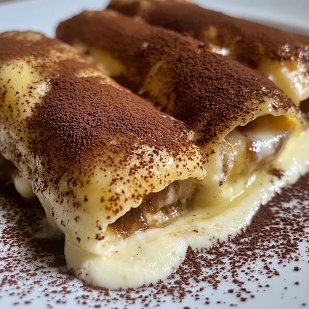 Sweet Cannelloni: A Unique Tiramisu Dessert Adventure