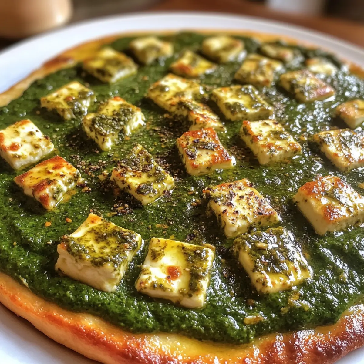 Palak Paneer Pizza: A Flavorful Twist on Your Favorite Dish