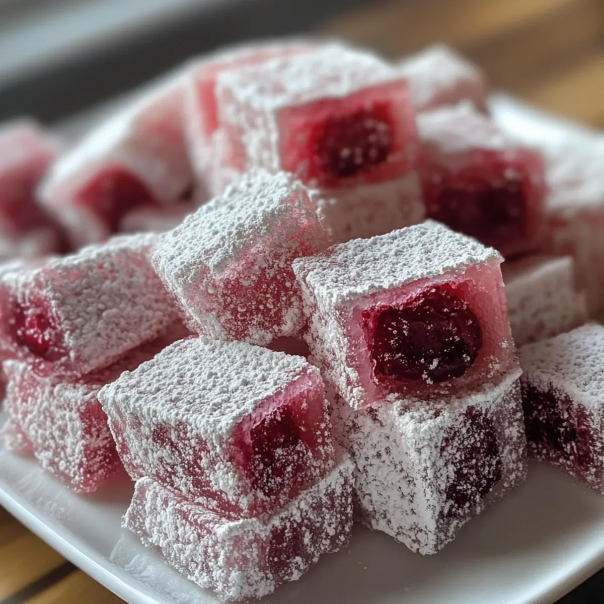 Cranberry-Rose Turkish Delight for a Luxurious Holiday Treat