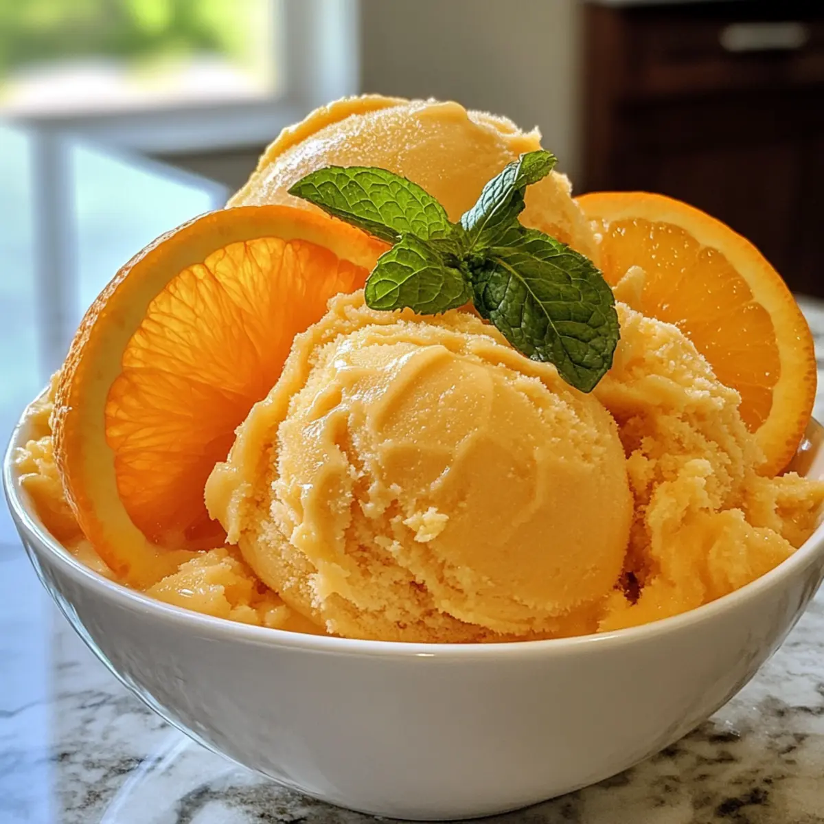 Creamy Orange Sherbet That Refreshes Your Summer Days