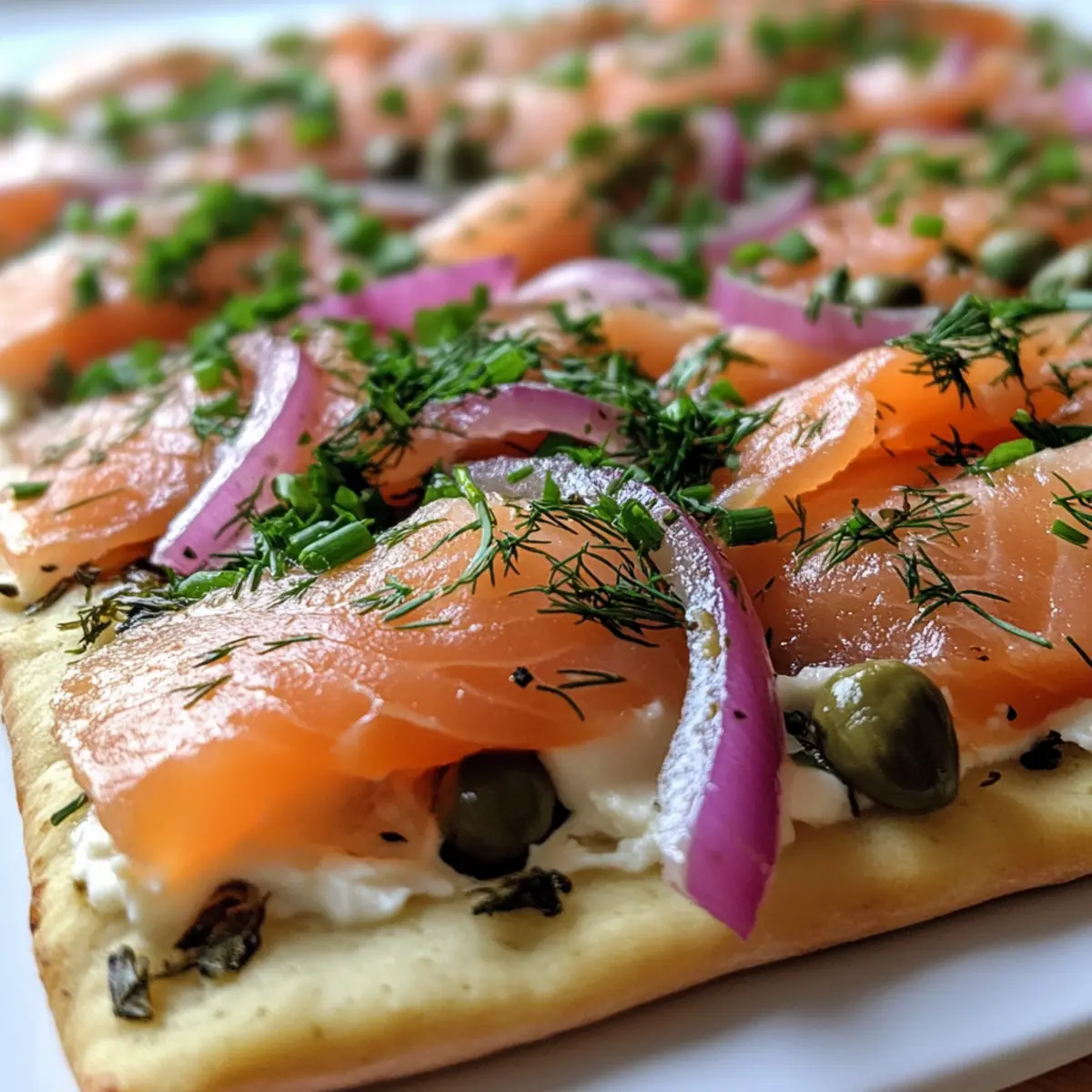 Savory Smoked Salmon Flatbread for Effortless Entertaining