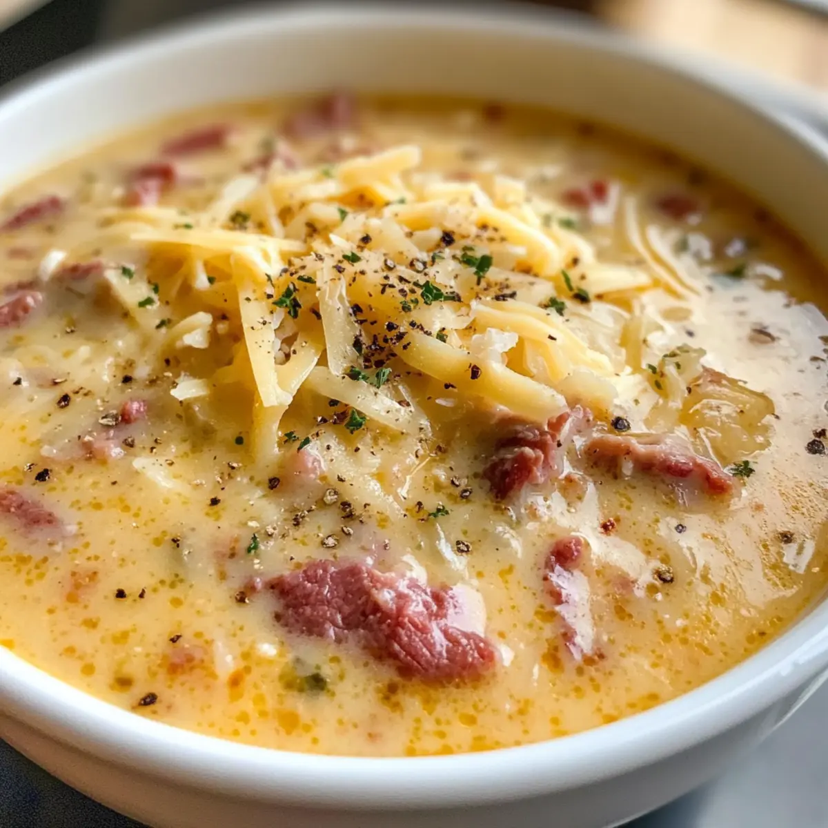 Creamy Keto Reuben Soup: A Low-Carb Comfort Classic