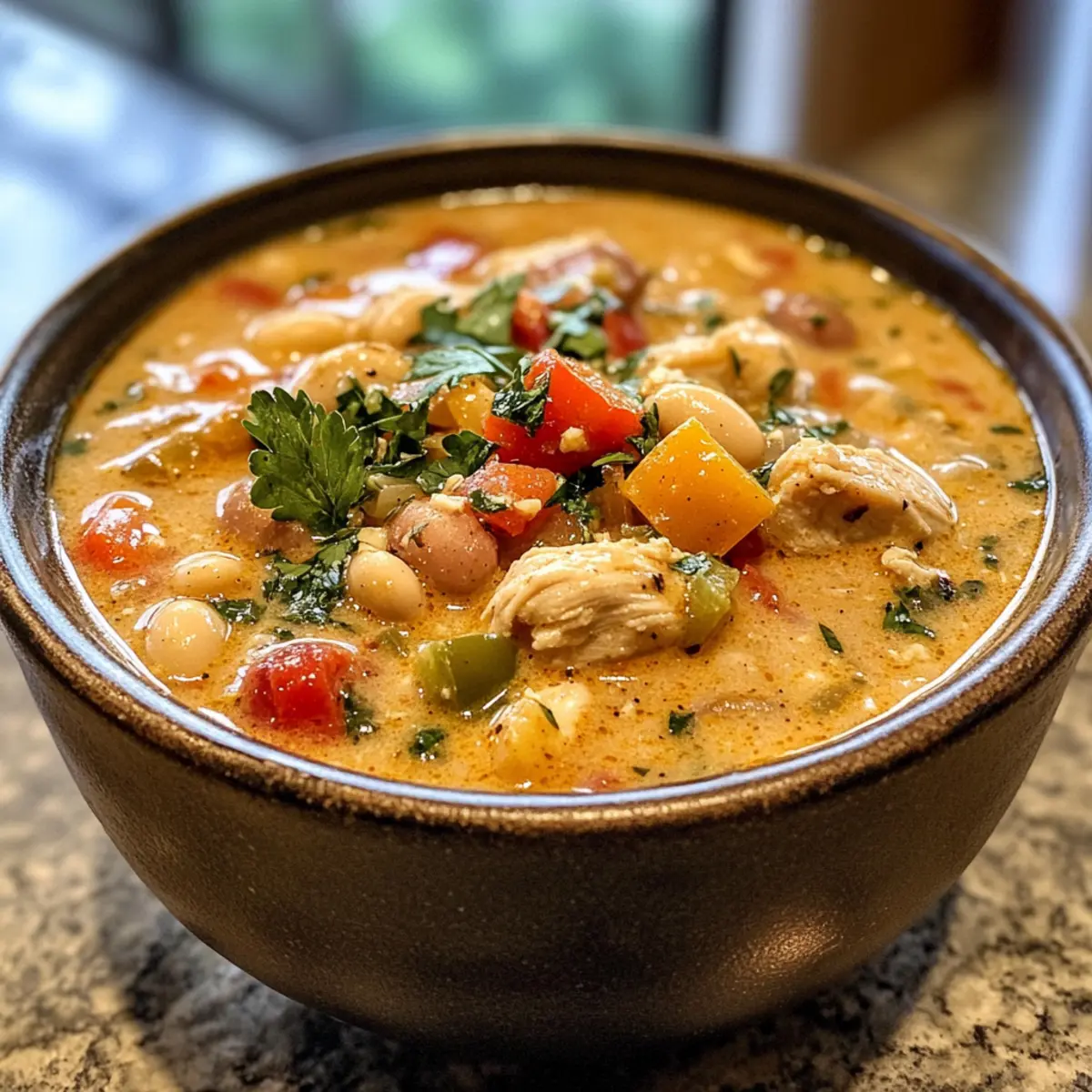 Creamy Cajun White Chicken Chili for Cozy Nights