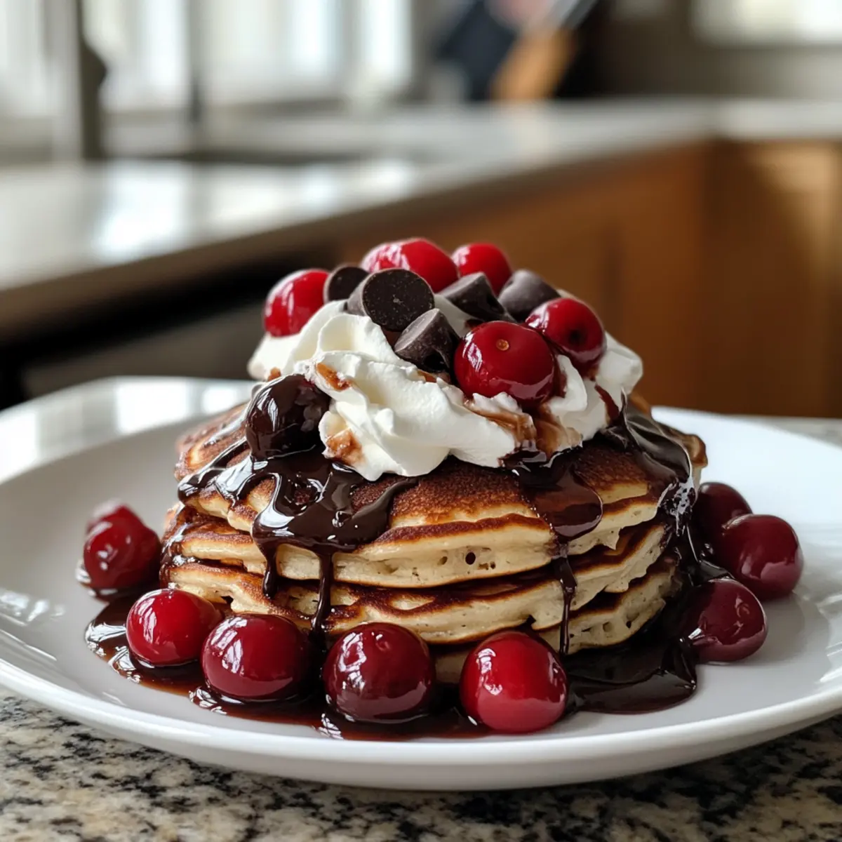 Irresistible Chocolate Cherry Pancakes for a Sweet Morning