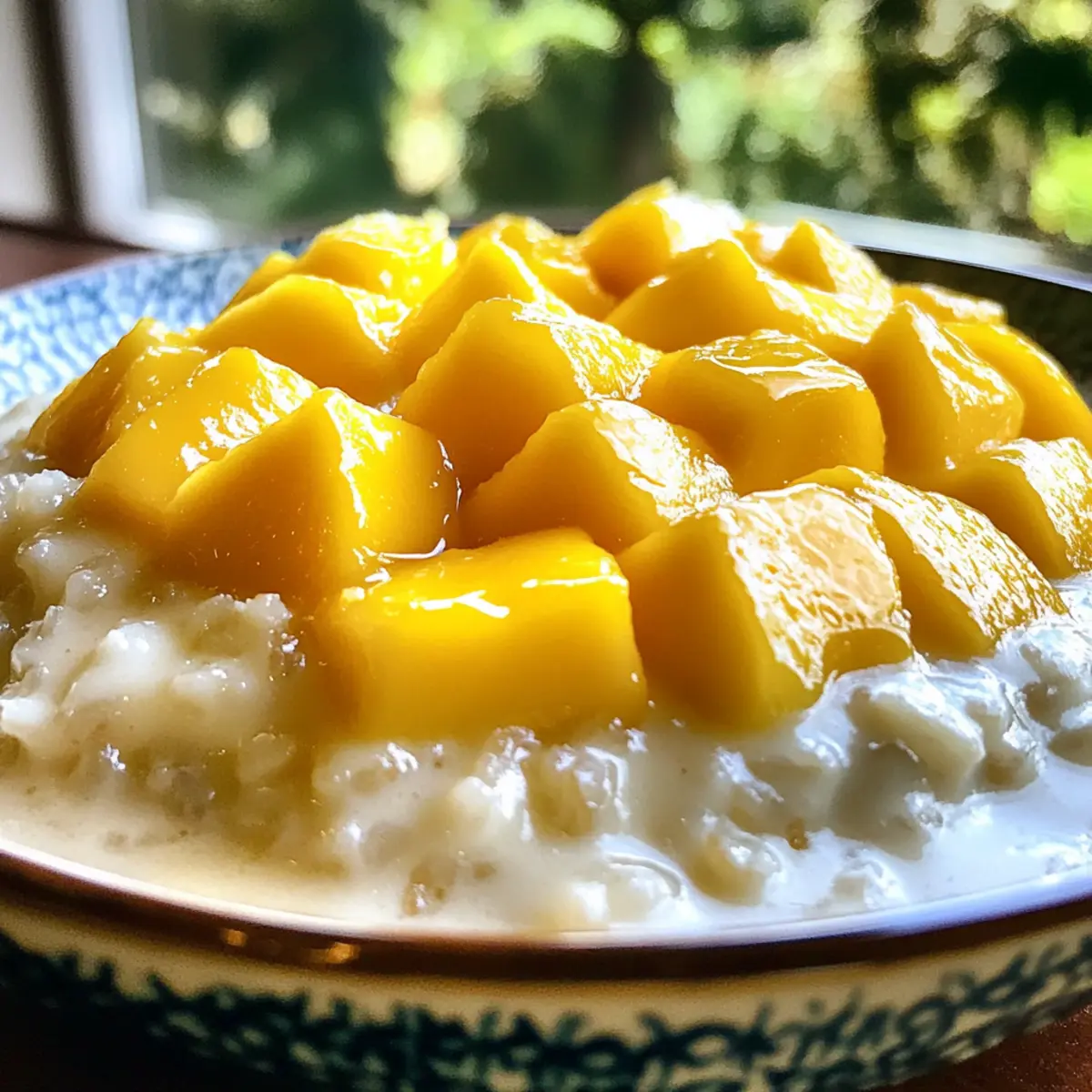 Creamy Mango Coconut Rice Pudding for a Tropical Escape