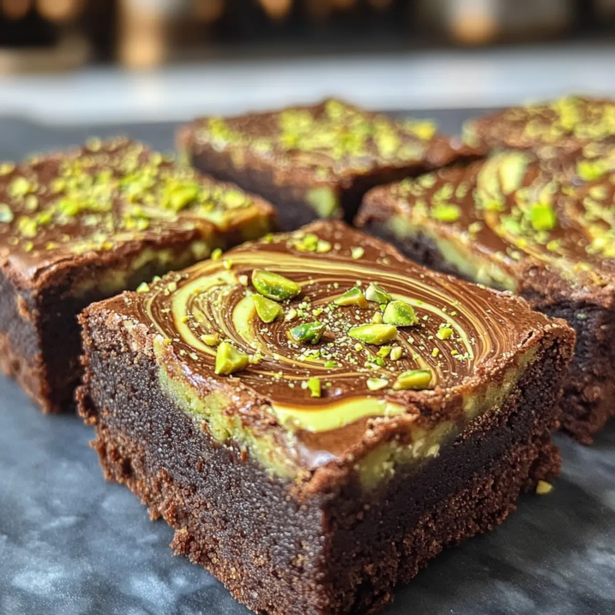 Indulge in Pistachio Ferrero Rocher Brownies You Can’t Resist