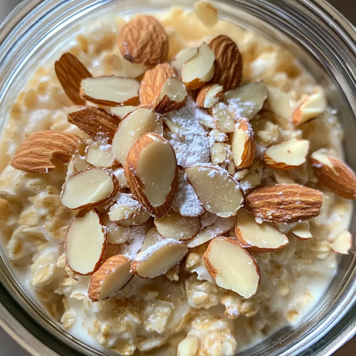 Decadent Almond Croissant Overnight Oats for a Healthy Start