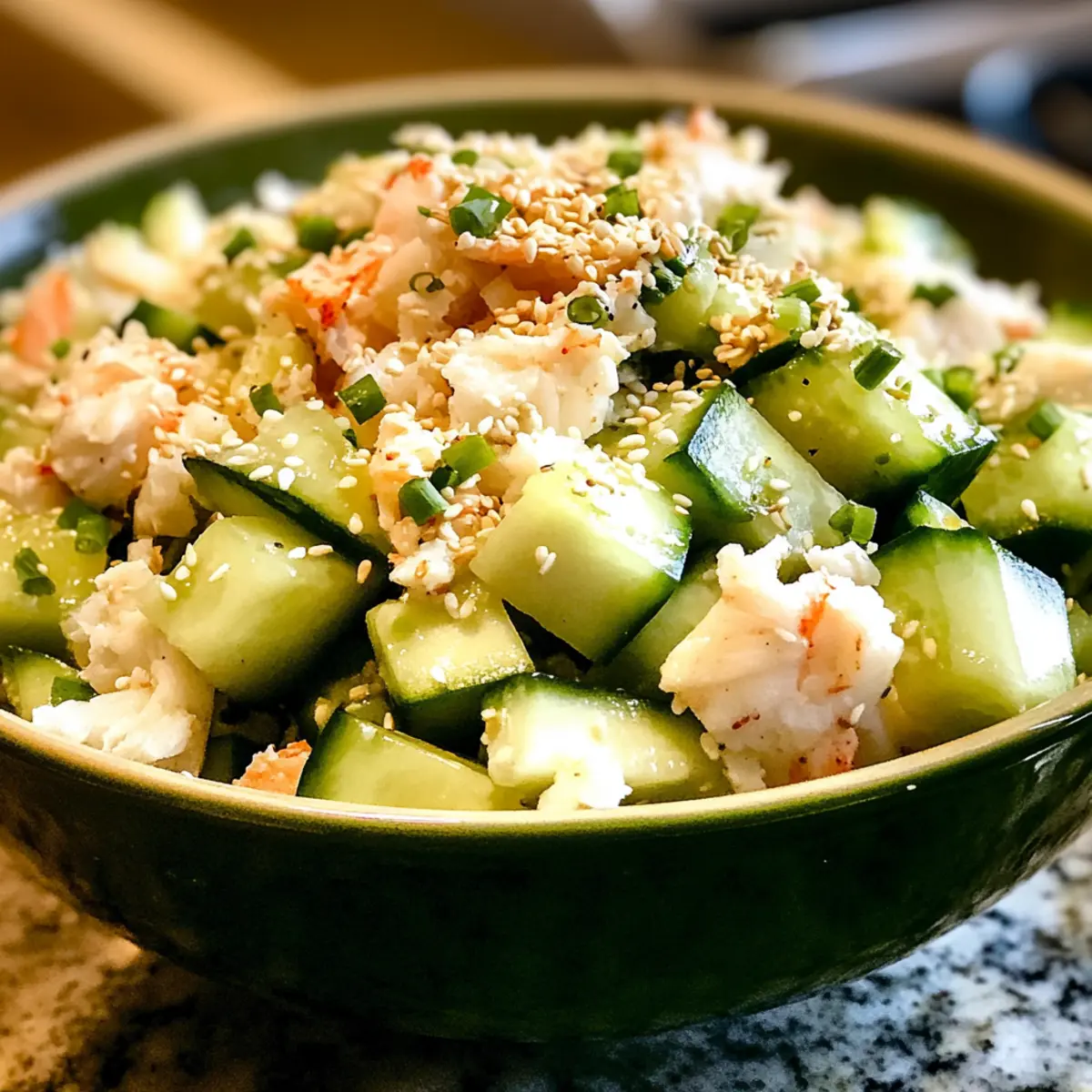 California Roll Cucumber Salad: A Refreshing Twist on Sushi