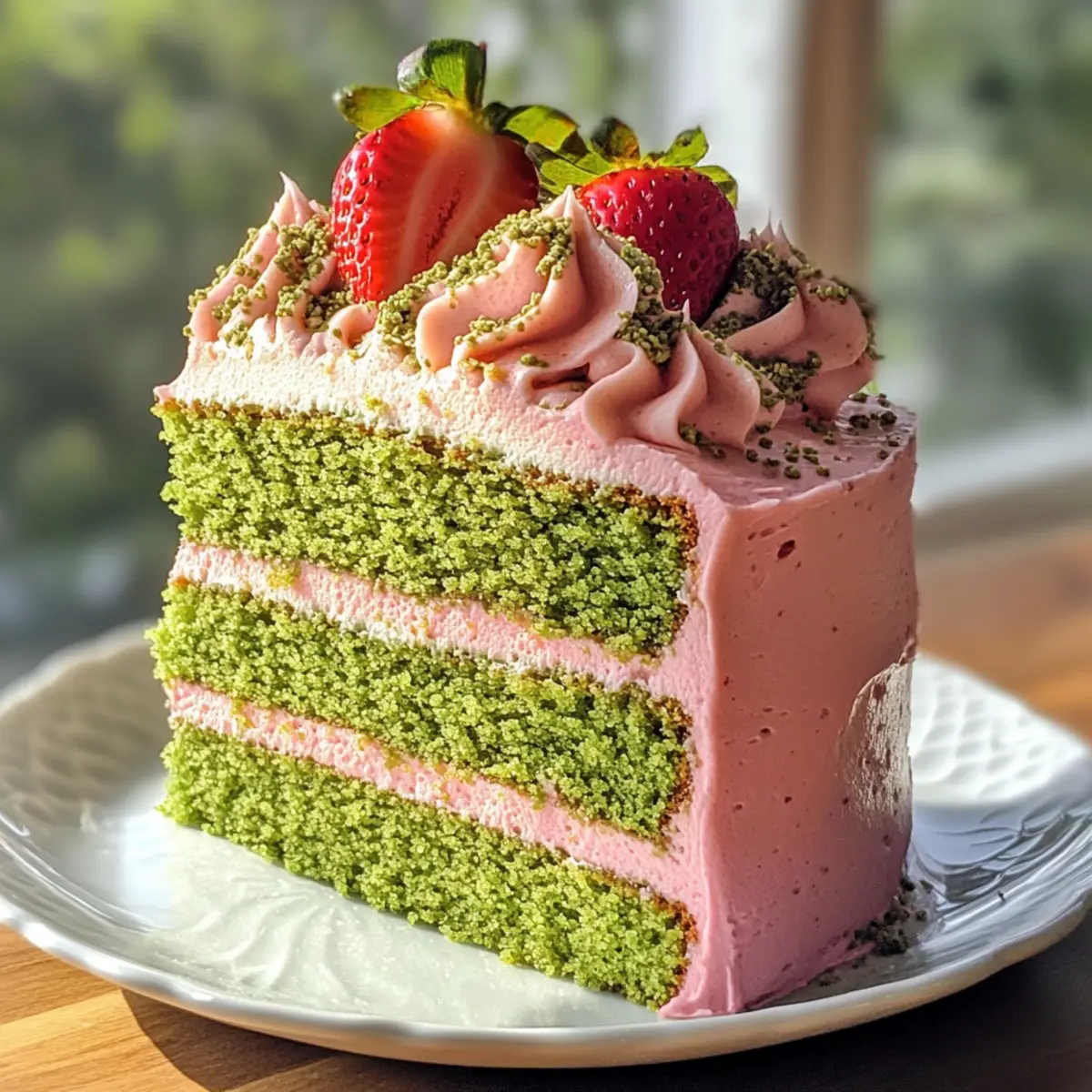 Moist Strawberry Matcha Latte Cake That Will Wow Your Guests