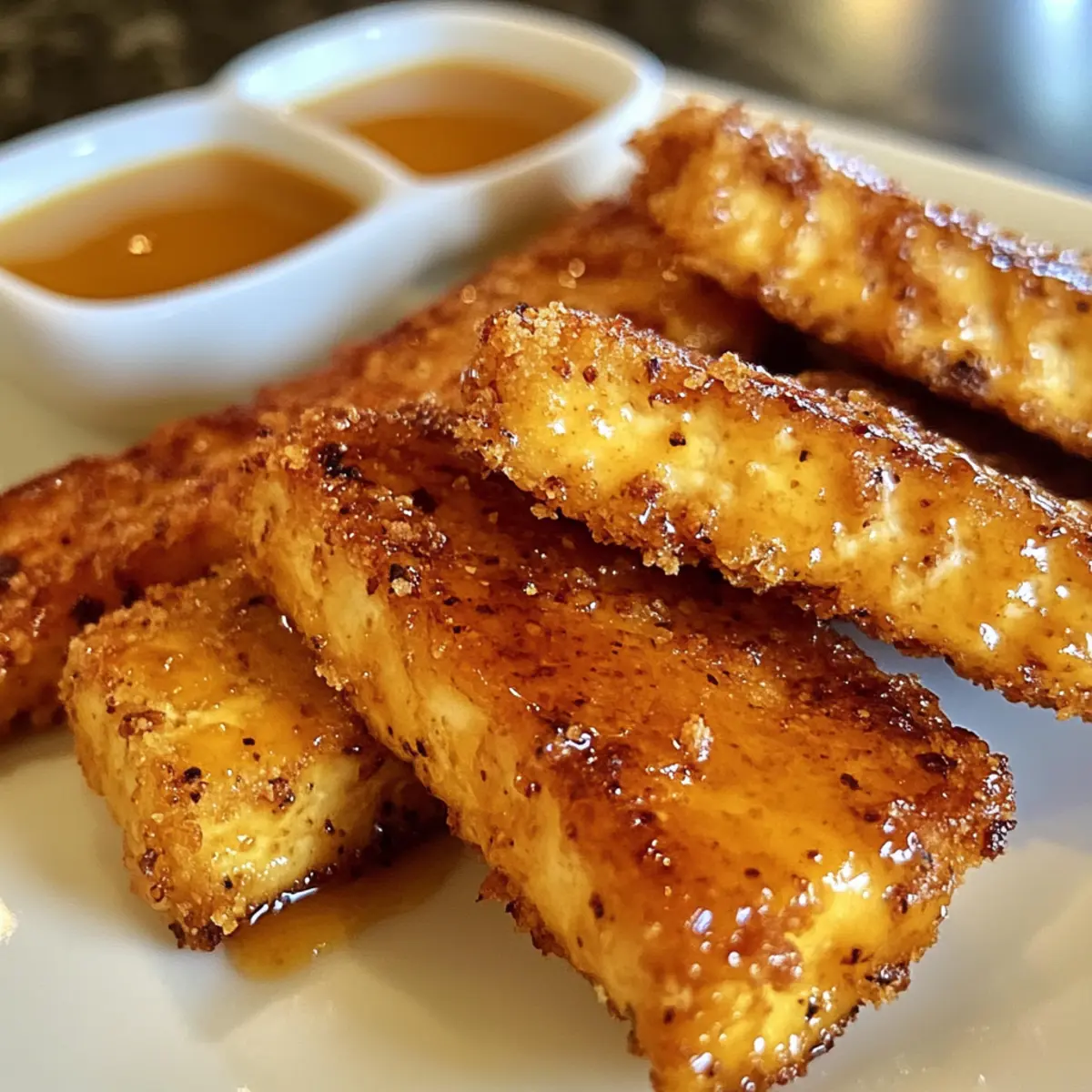 Crispy Honey Mustard Tofu Tenders for Tasty Comfort Food